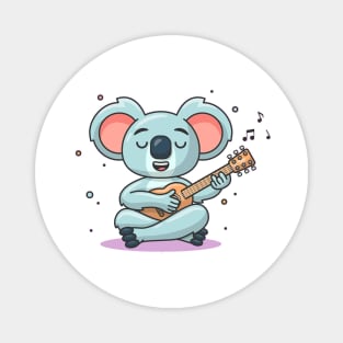 Meet cute Musician Koala Magnet